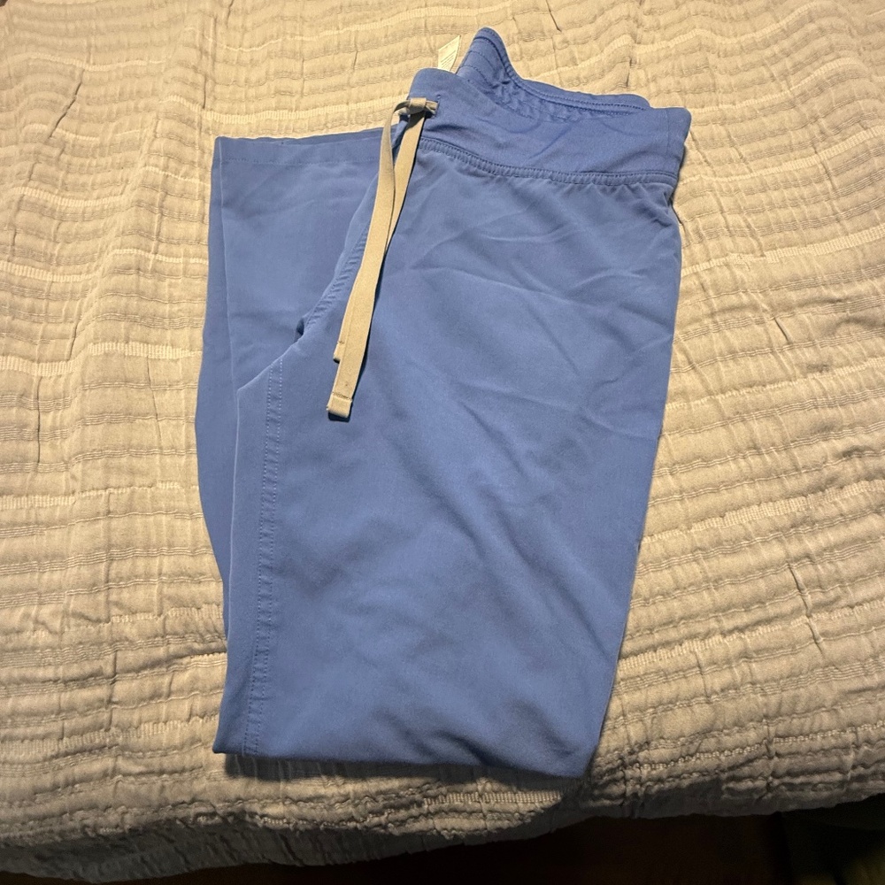 FIGS Livingston scrub pants- ceil Blue